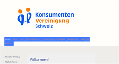 Desktop Screenshot of konsumenten.ch