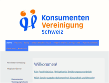 Tablet Screenshot of konsumenten.ch